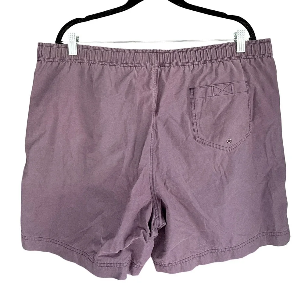 VTG Polo Sport Ralph Lauren Mens Plum Purple Swim‎ Trunks XL Embroidered Pony